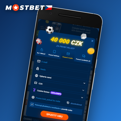 Ověření e-mailu při Mostbet registraci přes potvrzovací odkaz
