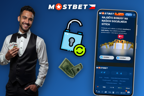 Pole pro promo kód Mostbet s platným kódem BETBONUSCZ a zeleným rámečkem validace